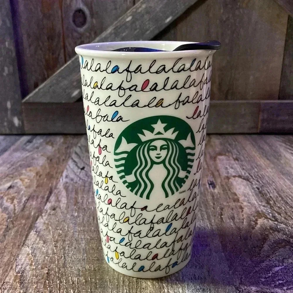 Starbucks | ‘ Fa la la la la’ 12oz Ceramic Tumbler